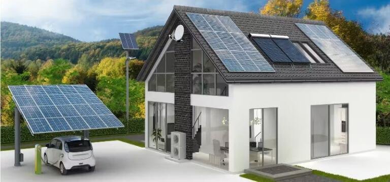 Carport solaire ombrière pour véhicule