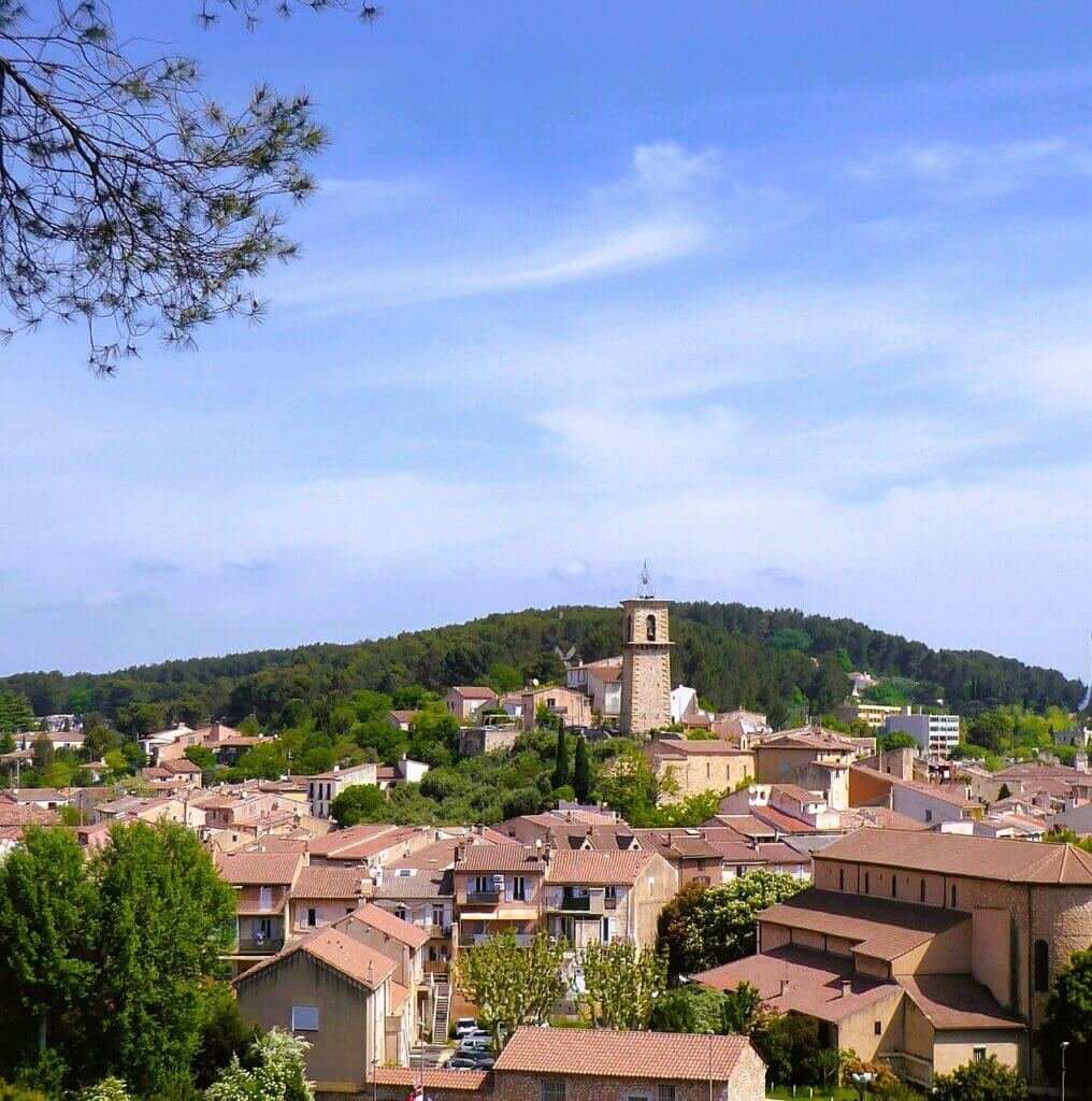 Gardanne vue depuis la colline des Frères, Bouches-du-Rhône