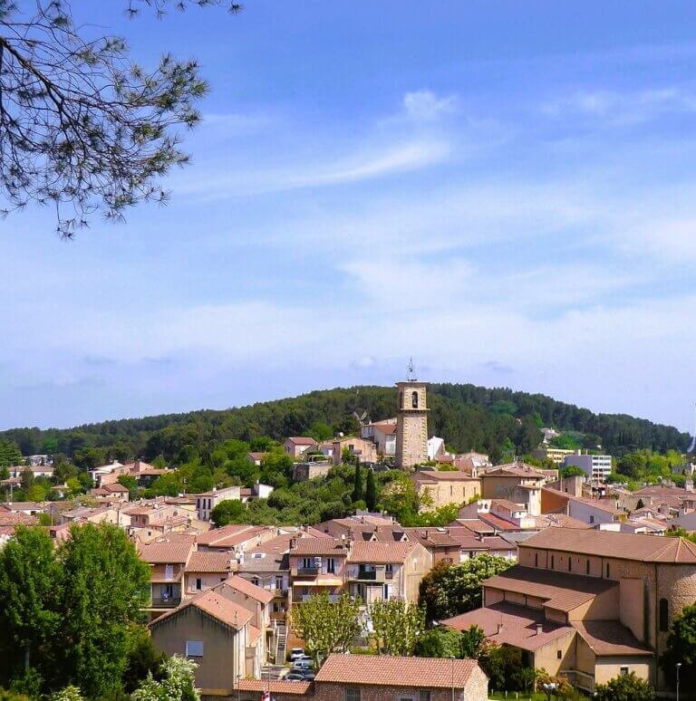 Gardanne vue depuis la colline des Frères, Bouches-du-Rhône