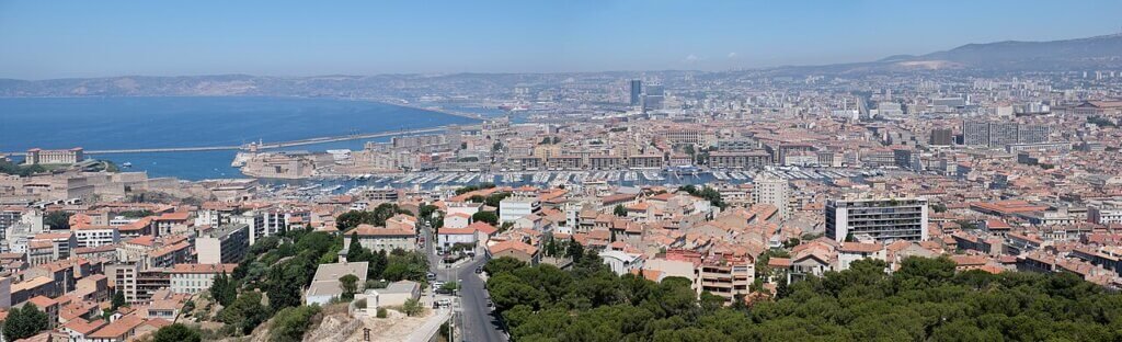 Marseille vue depuis Notre-Dame-de-la-Garde, Bouches-du-Rhône