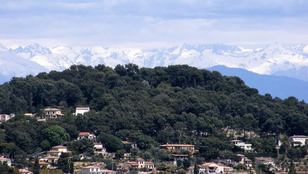 Vue de Vallauris, Alpes-Maritimes